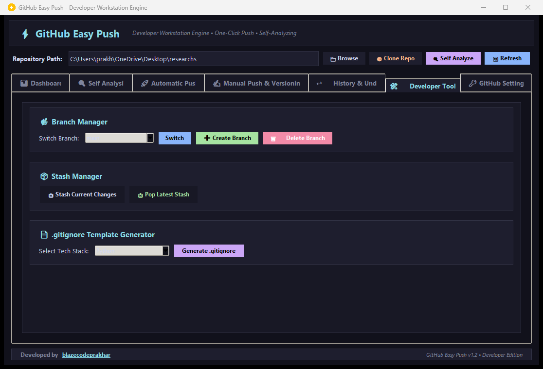 Developer Power Tools Screenshot